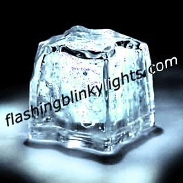 White Light Up Ice Cubes (Litecubes) - SKU NO: 10463