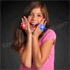 Acrylic Flower Rings LED Jewelry - SKU NO: 10660