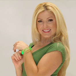 Green Fashion LED Bracelets - SKU NO: 11315-GN