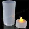 Frosted Cups for LED Tea Light Candles - SKU NO: 11283