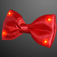 Red Bow Tie with Red LED Lights - SKU NO: 11791-RD