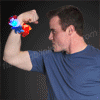 Red / White / Blue Hawaiian Lei Bracelets - SKU NO: 11010