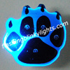 PAW PRINT BLINKING LIGHTS BLUE
