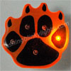 PAW PRINT BLINKING LIGHTS ORANGE