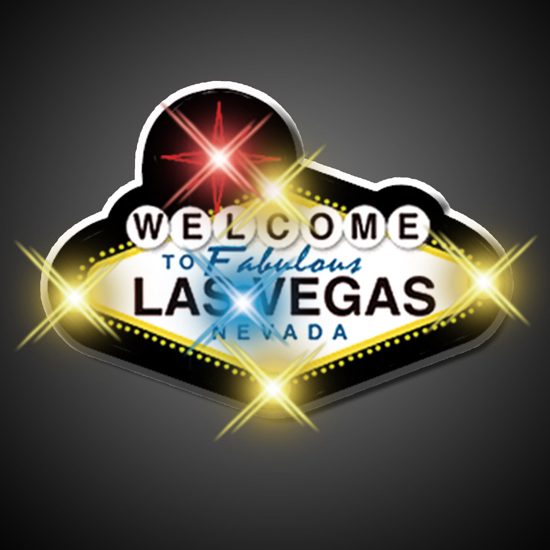 Light Up Las Vegas LED Pin