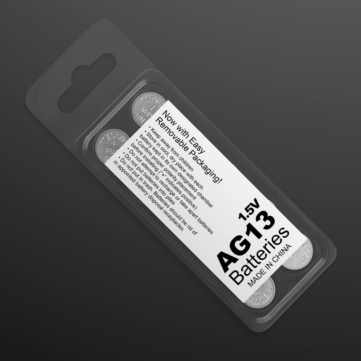 AG13 Carded Lithium Batteries