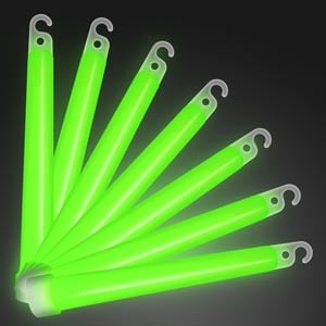 6 inch Green Glow Sticks