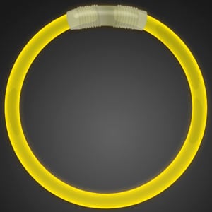 Yellow Light Up Glow Bracelets