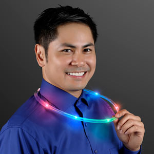 Multicolor LED Tube Necklace