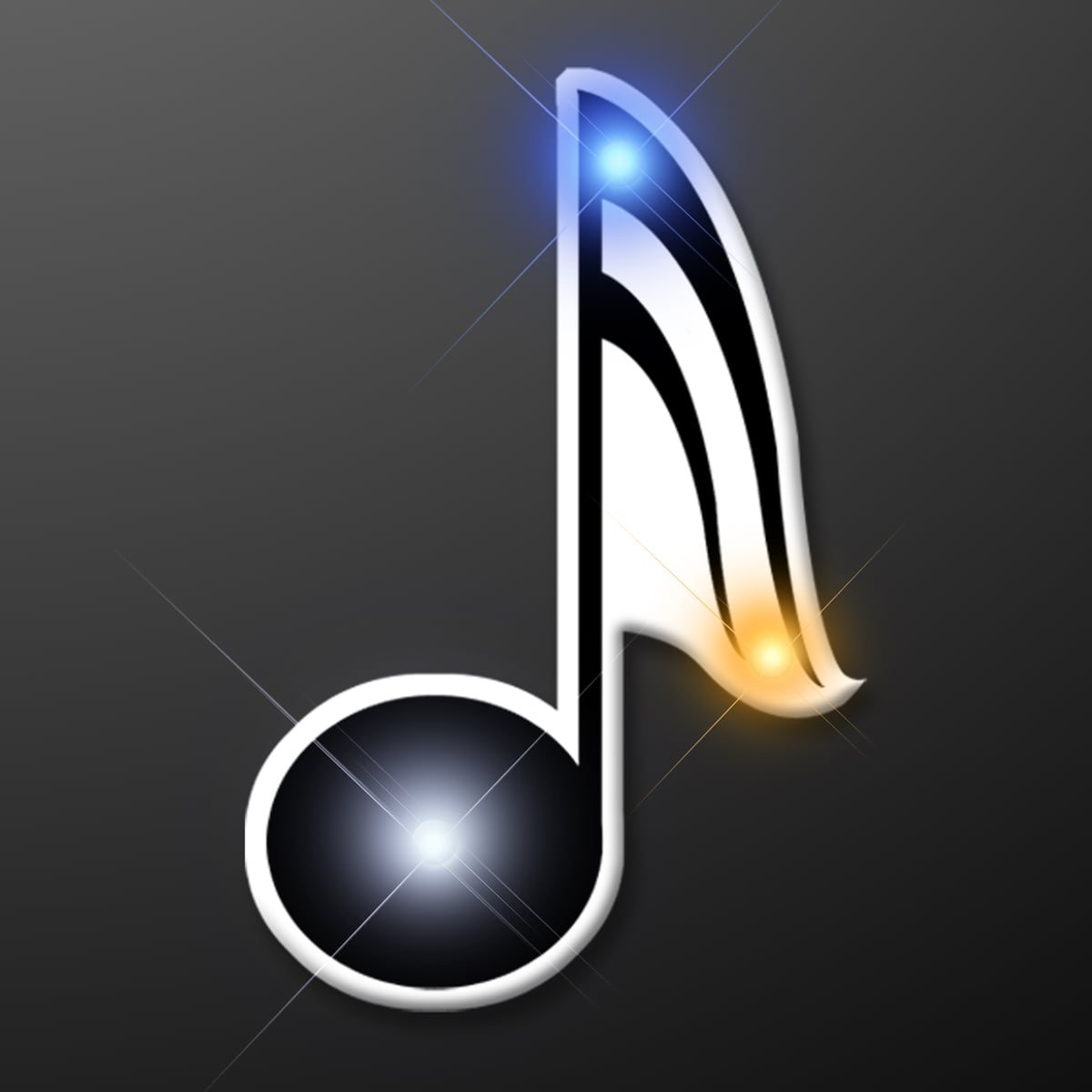Music Note Flashing Lights