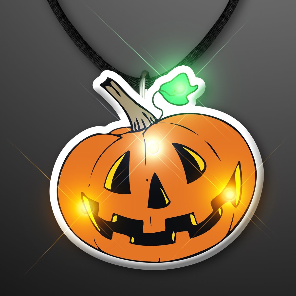 40 Pieces Halloween LED Necklace and Ring LED Party Favors Set Halloween Flash Ring Supplies Light up Flash Party Accessories 