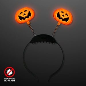 Light Up Pumpkin Head Boppers