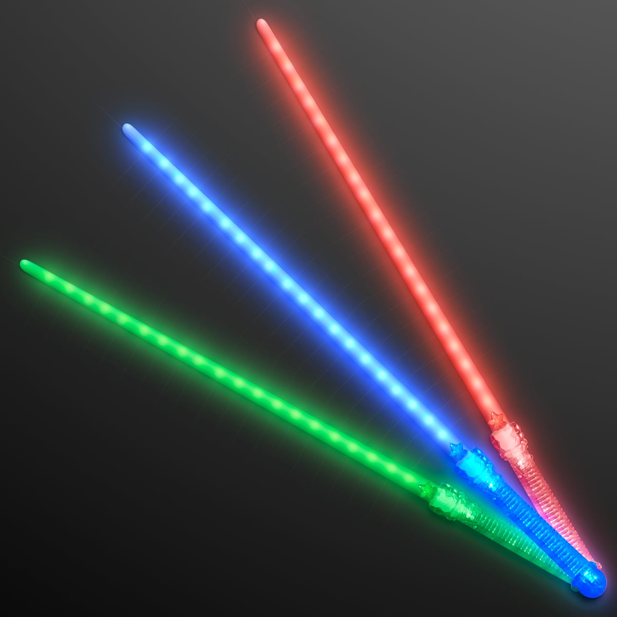 Assorted Color Play Swords with 30 LEDs