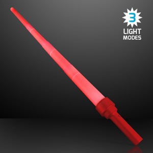 Light Up Red Expandable LED Toy Saber
