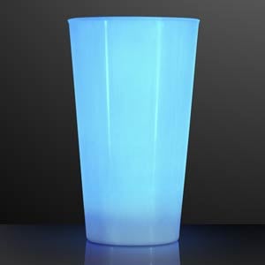 Light Up Blue LED Glow Cup