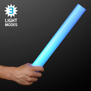 16 Inch Blue LED Light Up Foam Stick