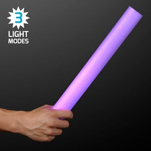 16 Inch Purple LED Light Up Foam Stick