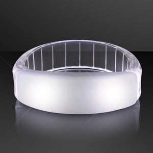 White LED Light Up Fashion Bracelets