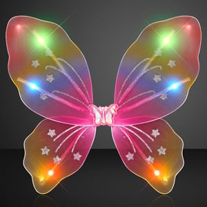 Sparkly Rainbow LED Fairy Wings