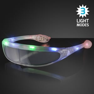 Light Up Futuristic LED Sunglasses