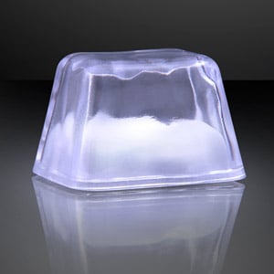 White LED Inspiration Light Up Ice Cube