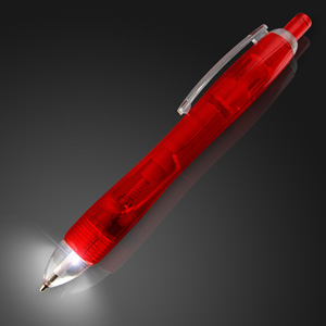 Flipo Illumiwrite Multi Color Light Emitting Glow Pen Straight Style NOS 