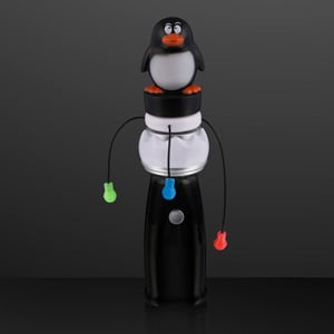 Penguin Toy Orbiting LEDs Spinning Light Wand