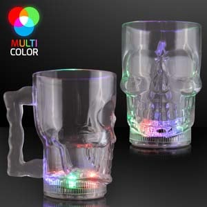 20 oz. Flashing LED Big Skull Mug