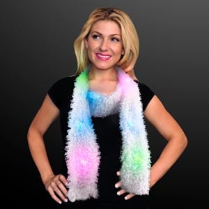 Multicolor LED Light Up Scarf