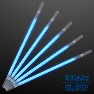 Blue Glowing Straws