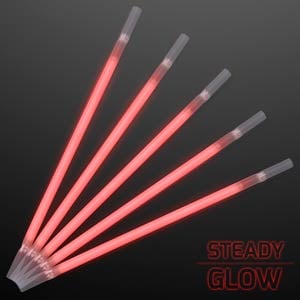 Red Glowing Straws