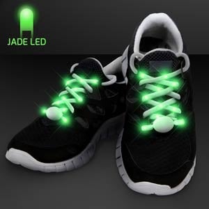 Green Light Up LED Shoelaces