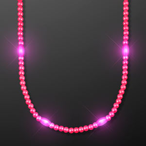 Pink Pizzazz LED Light Up Necklace Beads
