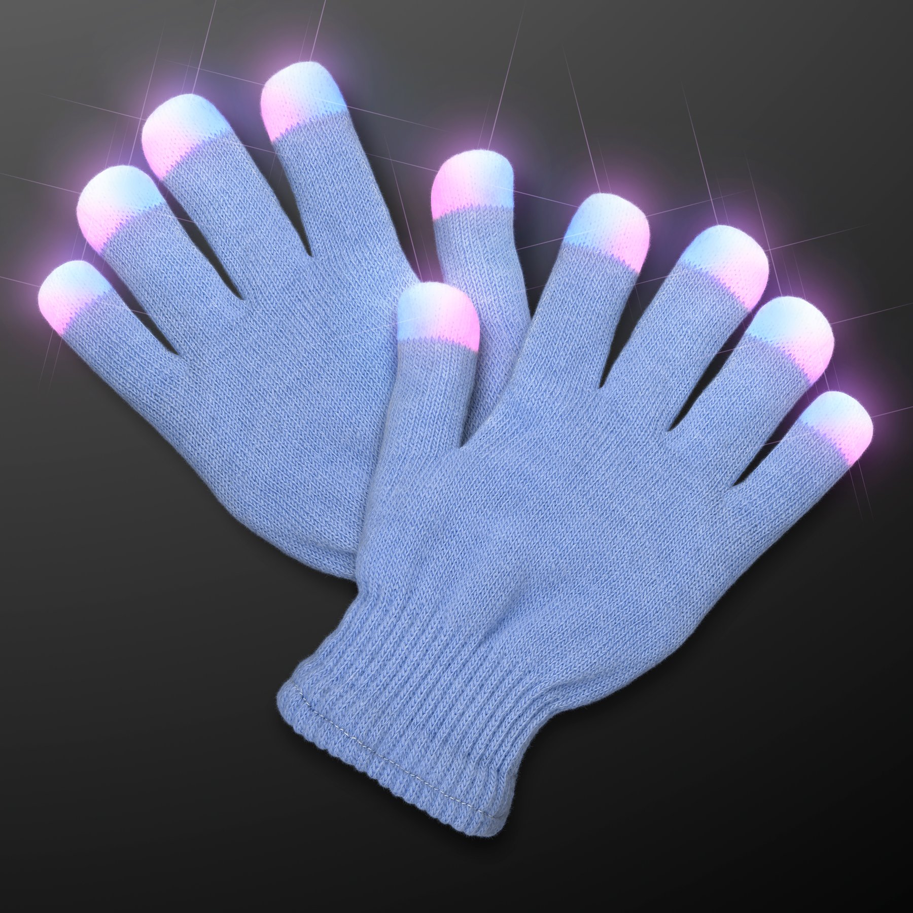 WIKI LED Colorful Flashing Finger Lighting Gloves ST01 Best Gifts 