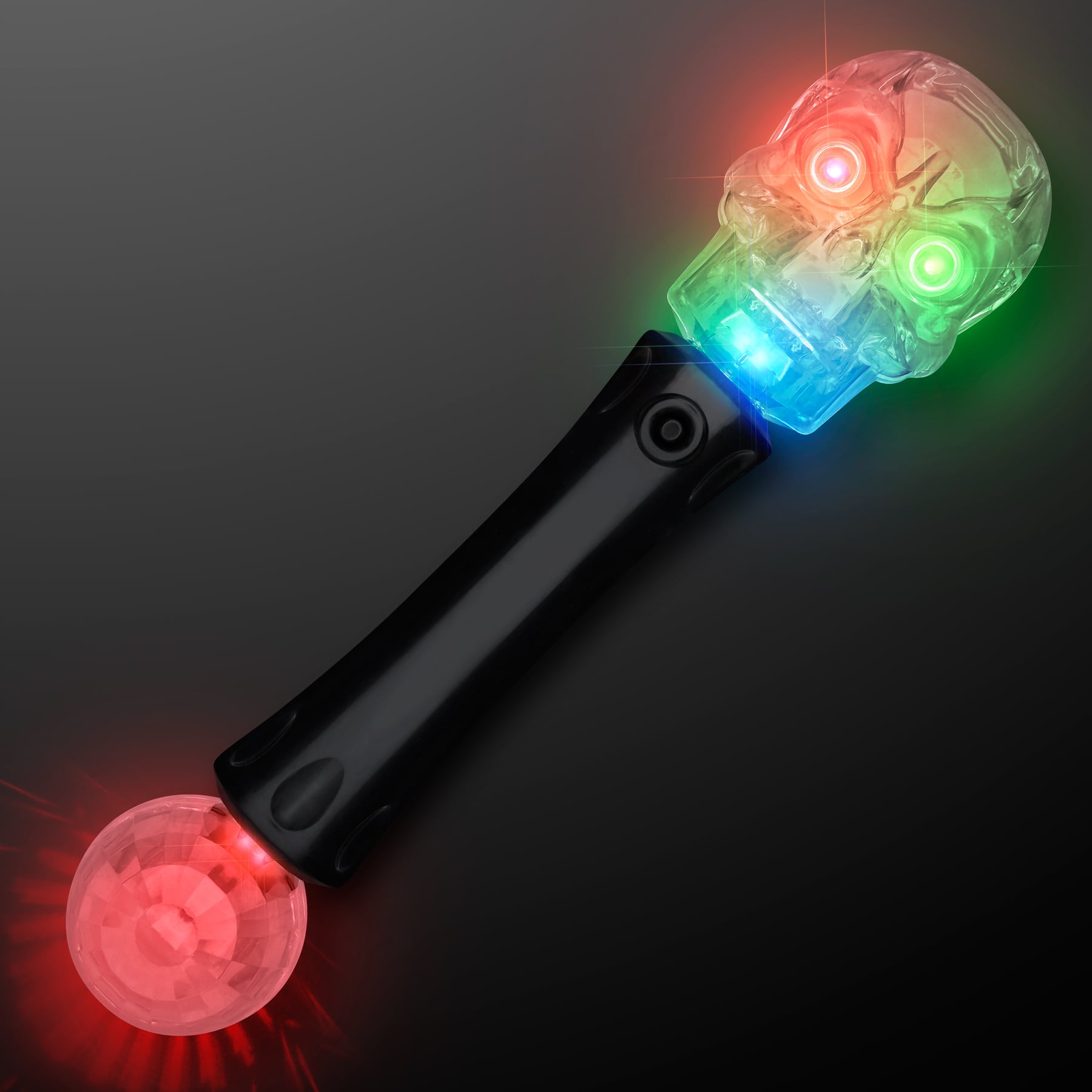 Crystal Skull LED Wands, Dual Sided Light Show and Sound
