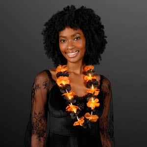 Light Up Hawaiian Flower Lei