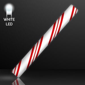Flashing Candy Cane LED Light Up Foam Sticks