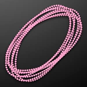 Pastel Pink Beads 33" (Non-Light Up)