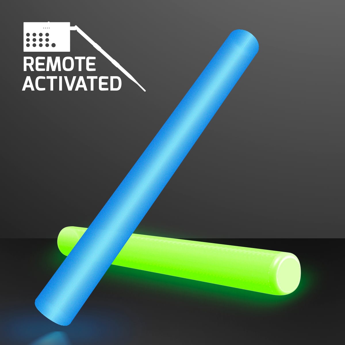 16 Inch Remote Control LED Light Up Foam Sticks