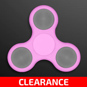 . Light Red Anxiety Syslux Tri-Spinner Fidget Spinner Toy Hand Spinner Glow In The Dark Fluorescence and Autism Adult Children ADHD Perfect For ADD