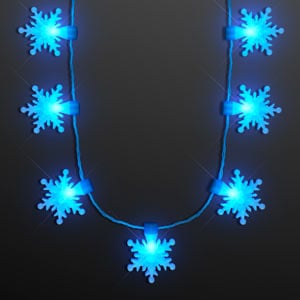 Light Up Charm Snowflake LED Necklace