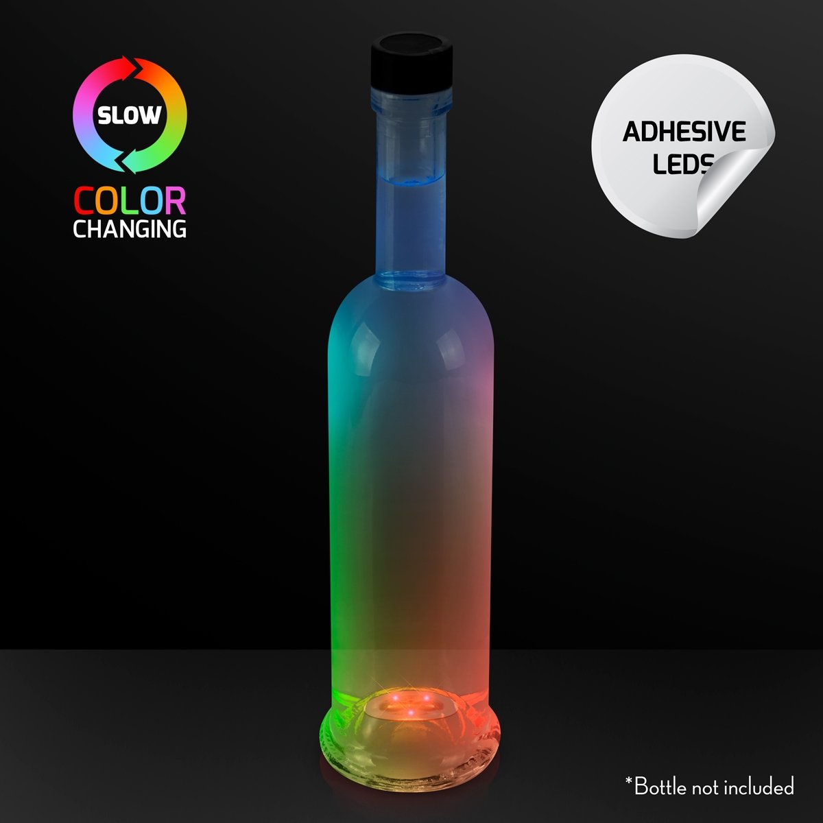 LED white Light Sticker Bottle glorifier bottle glow nightclub 50PACK 
