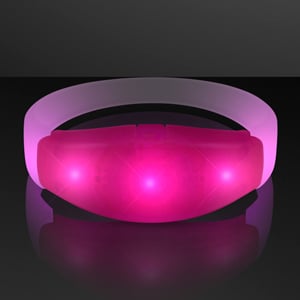 Light Up Pink Illumination Stretch Bracelet