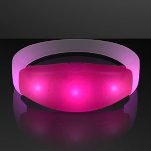Light Up Pink Illumination Stretch Bracelet