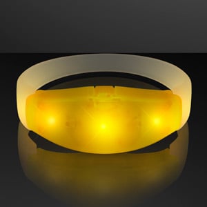 Light Up Yellow Illumination Stretch Bracelet