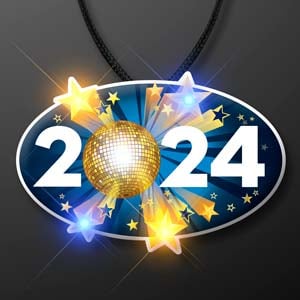 2024 New Year's Eve Blinky Necklace