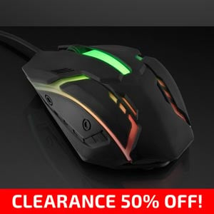 CLEARANCE: Light Up Computer Mouse - All Sales Final!