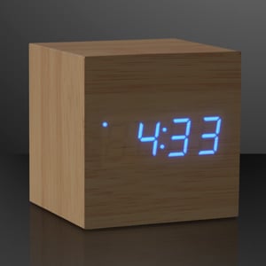 Light Up Blue LED Alarm Clock