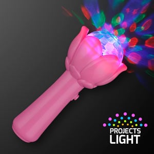 LED Tulip Flower Light Up Projecting Wand