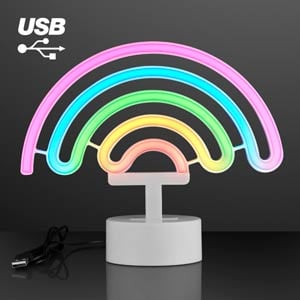 LED Neon Rainbow USB Tabletop Light